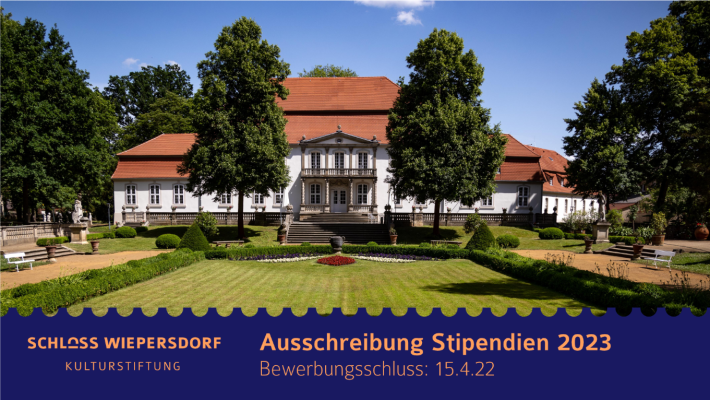 Ausschreibung Schloss-Wiepersdorf-Stipendien 2023