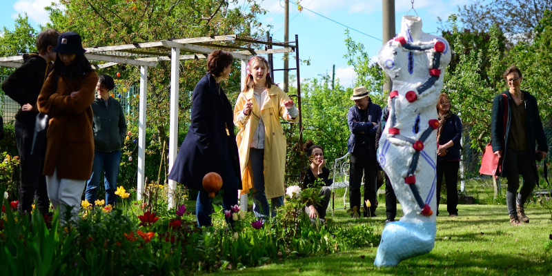 Ausstellungsbeteiligung in der Gartenanlage Bornholm